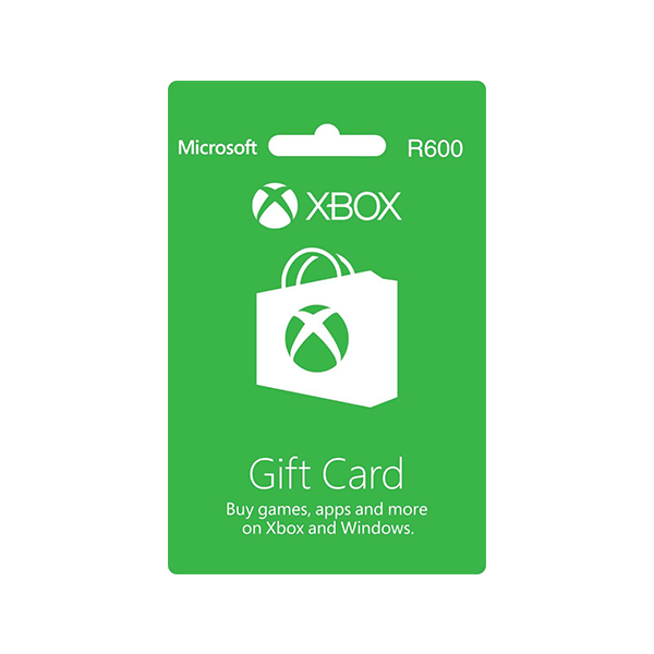 Xbox Gift Card – R600