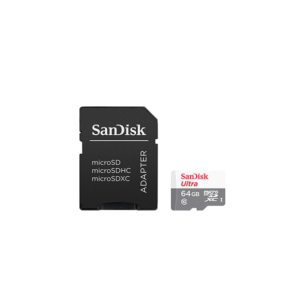 SanDisk MicroSDHC Card with Adapter (64GB)
