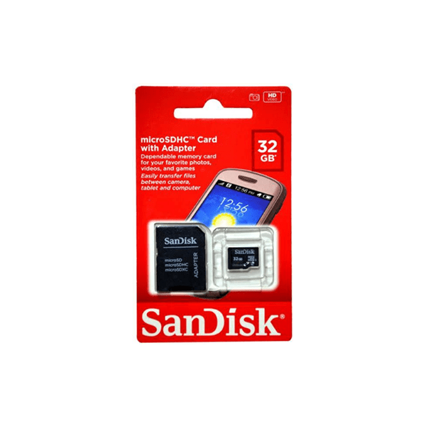 SanDisk MicroSDHC Card with Adapter (32GB)