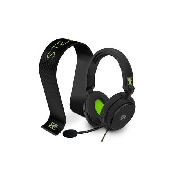 STEALTH Headset & Stand Bundle – Carbon Edition Black/Green