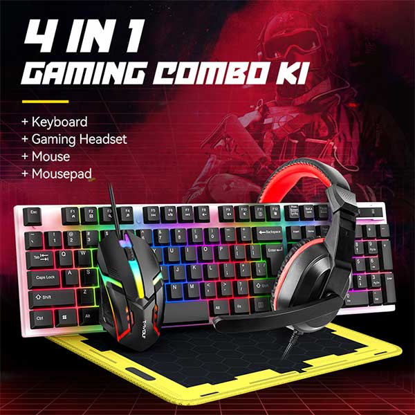 T-WOLF GAMING COMBO TF-240 4-IN-1