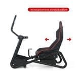 MBS Steering Wheel Stand With Racing Seat and TV Mount - Image 3