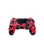 PS4 Wireless Controller (Generic) - Red Lightning