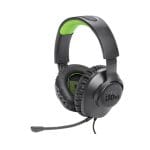 JBL Quantum 100X Wired Over-Ear Gaming Headset With Detachable Mic Green