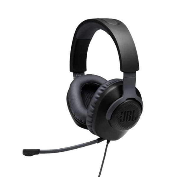 JBL Quantum 100 Wired Over-Ear Gaming Headset With Detachable Mic - Black