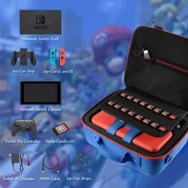 Nintendo Switch OLED Protective Deluxe Carry Bag + Case - GAME 4U