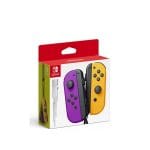 Joy Con Pair Neon Orange and Purple (NS) (OPEN BOX)