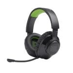 JBL Quantum 360X Console Wireless Over-Ear Gaming Headset With Detachable Mic For XBox - Black/Green