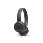 JBL Tune 500 Wired On Ear Headphones With Mic - Black