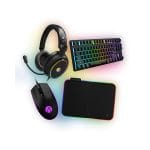 Stealth 4-in-1 Ultimate Light Up Gaming Bundle – Keyboard, Mouse, Mouse Pad, LED Gaming Headset