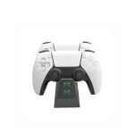 Dual Charging Dock With USB Cable for PS5 DualSense Controllers (Generic) - Image 2