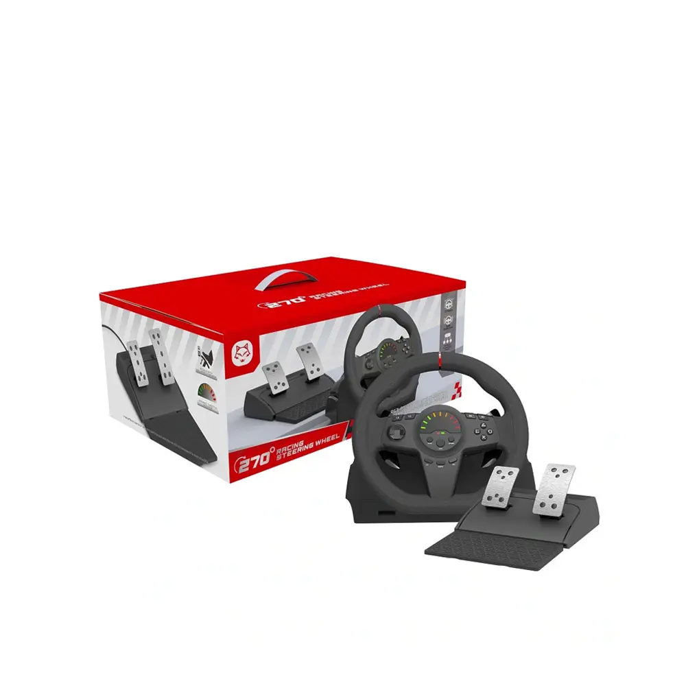 TOP Wolf Racing Game Wheel for PS4/XB1/XBS/NS/PC - GAME 4U
