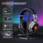 ONIKUMA K19 Gaming Headphone with RGB LED Backlight - Image 2