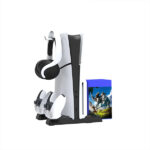 PS5 Slim Cooling & Charging Stand With Disc Storage