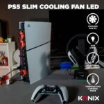 Konix PS5 Slim LED Cooling Fan (RGB) - Image 2