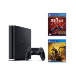 PS4 500GB + Mortal Kombat 11 Ultimate + Spider-Man GOTY (PS4)