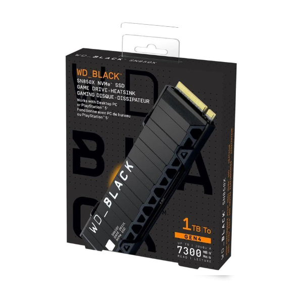WD Black SN850X NVMe SSD for PS5 Consoles – 1TB - GAME 4U