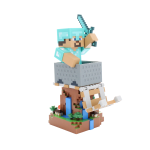 CABLE GUY: Minecraft Steve In Diamond Armour