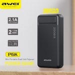 Awei P6K Portable Power Bank 20000mAh - Image 2