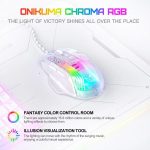 Onikuma CW923 Transparent Wired Gaming Mouse - Image 4