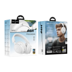 Hoco W53 Wireless Stereo Headphones White - Image 2