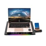 Redragon Ivy GCP500 – RGB Gaming Laptop Cooling Stand (5‑Fan) - Image 2