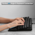 Redragon Meteor M – Tenkeyless Gaming Keyboard Wrist Pad (359 × 73 × 20 mm) - Image 4
