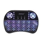 Andowl Q‑K07 – 7‑Color LED Mini Wireless Keyboard with Touchpad