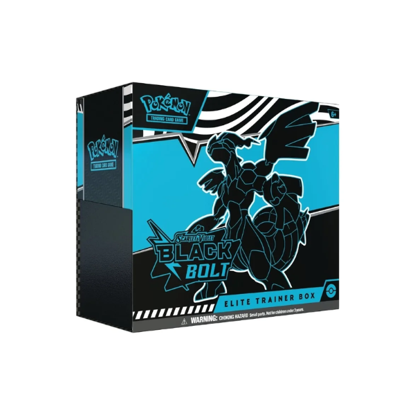 ポケモンカードゲーム Black Bolt 30P Pokémon TCG: Scarlet & Violet—Black Bolt Elite Trainer Box - GAME 4U