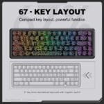 ONIKUMA G67 Wired RGB Mechanical Keyboard - Image 3