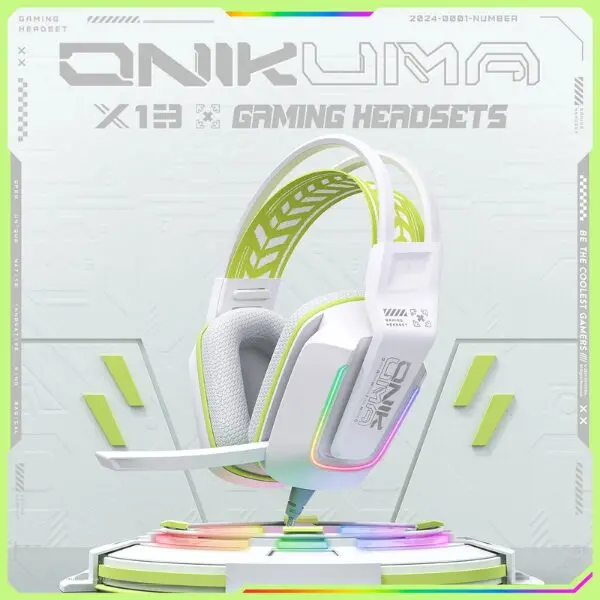 ONIKUMA X13 RGB Wired Gaming Headset - GAME 4U