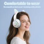 ONIKUMA GT838 Cat Ear Wireless Gaming Headset — Blue - Image 3