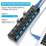 Hi-Speed 7 Port USB 3.0 HUB (type-C connector) - Image 2