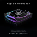 LovingCool J160 CPU Air Cooler — Black - Image 2