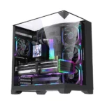 LovingCool A300 Panoramic ATX Mid-Tower Gaming Case — Black