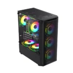 Hestart A60 Compact Mid-Tower — Black