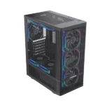 WJ Coolman A70 Mid Tower Gaming Case — Black