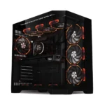 LovingCool LC-HXZ Mid Tower PC Case (ATX/mATX/ITX) — BLACK
