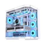 LovingCool LC-HXZ Mid Tower PC Case (ATX/mATX/ITX) — White