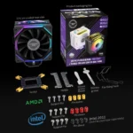 LovingCool J160 CPU Air Cooler — Black - Image 3