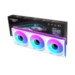 LovingCool LG-360-Y ARGB 360mm Case Fan — White - Image 2