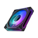 LovingCool 6RS-1200 Mirror ARGB 120mm Case Fan — Black