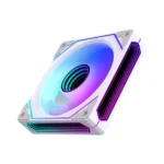 LovingCool 6RS-1200 Mirror ARGB 120mm Case Fan — White