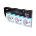 LovingCool LG Pro-360 ARGB 360mm Case Fan — White - Image 3