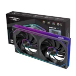 LovingCool LGPro-240-S ARGB 240mm Case Fan — Black (With Display) - Image 2