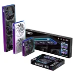 LovingCool LGPro-240-S ARGB 240mm Case Fan — Black (With Display) - Image 3