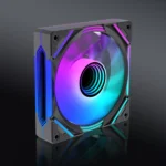 LovingCool YD-1200 Mirror ARGB 120mm Case Fan — Black - Image 3