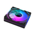 LovingCool YD-1200 Mirror ARGB 120mm Case Fan — Black - Image 4