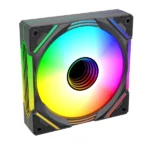 LovingCool YD Pro-120 Halo ARGB 120mm Case Fan — Black - Image 3