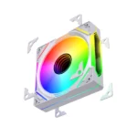 LovingCool YD Pro-120 Halo ARGB 120mm Case Fan — White - Image 2
